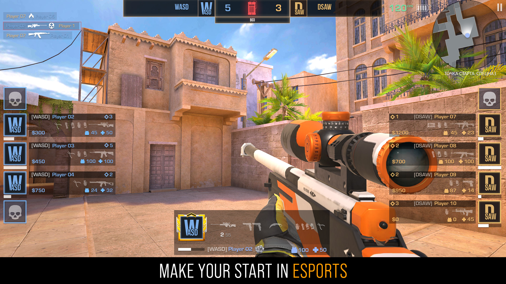 Standoff 2 Valor containers and M9 Bayonet