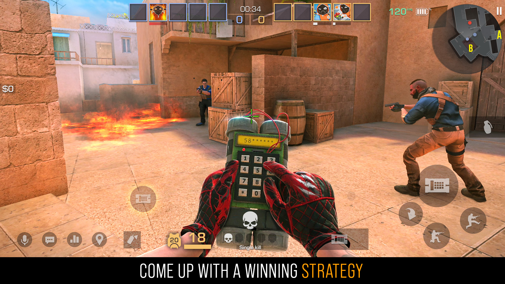 Standoff 2 clan battles and ranked mode on phone